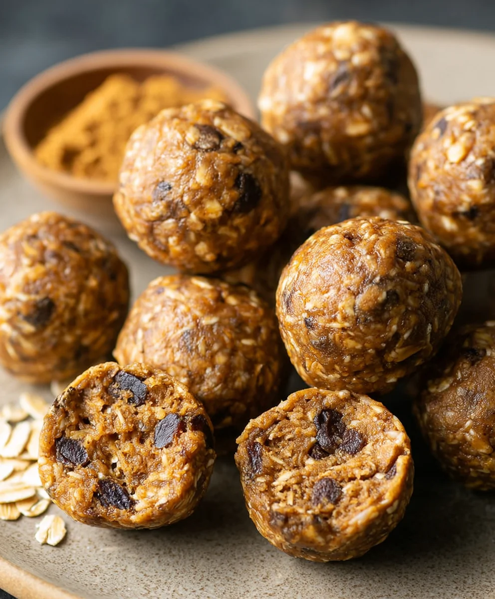 Easy Peanut Butter Energy Balls-No-Bake Recipe