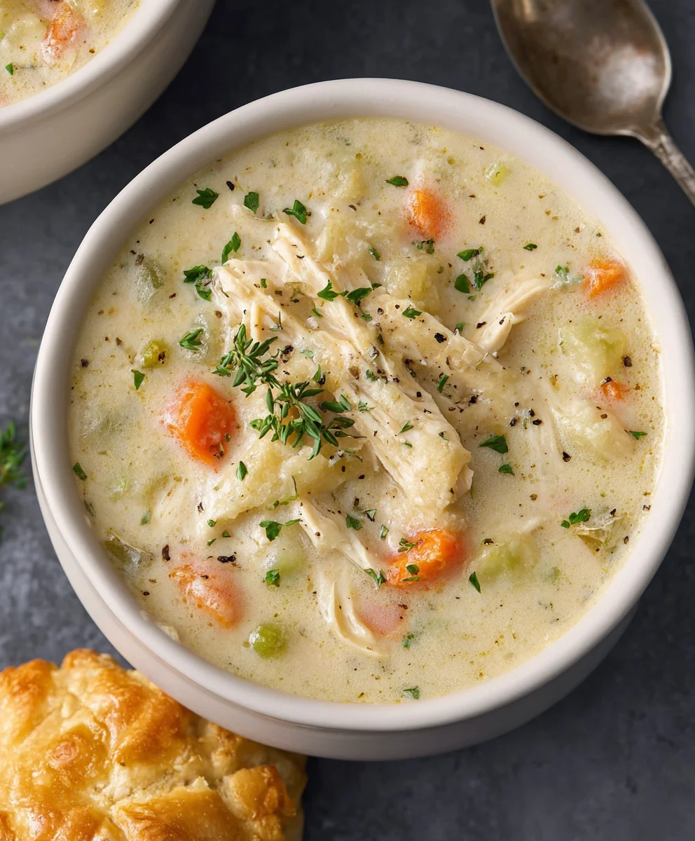 Hearty Chicken Pot Pie Soup - Easy Comfort Food