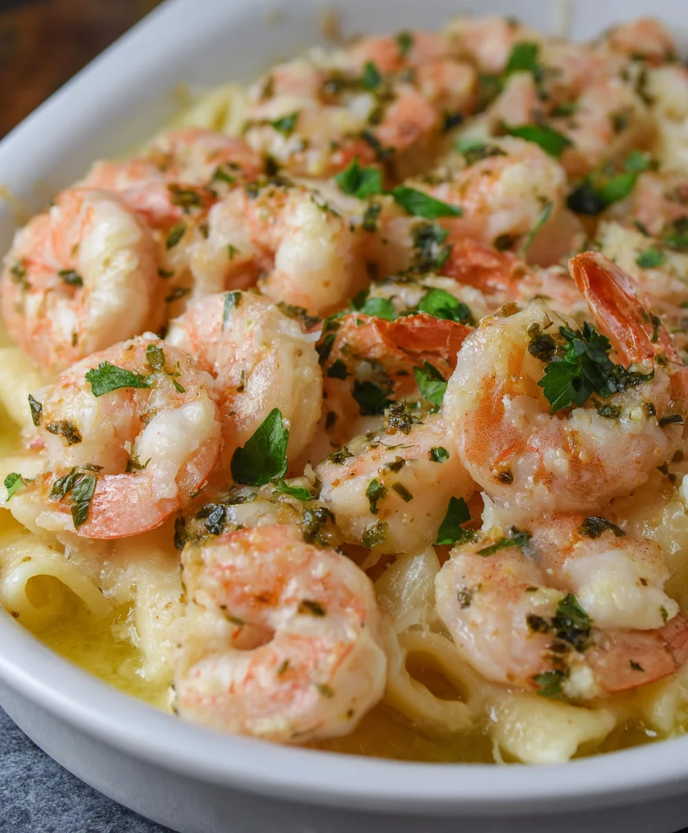 Easy Shrimp Scampi Pasta Bake Recipe
