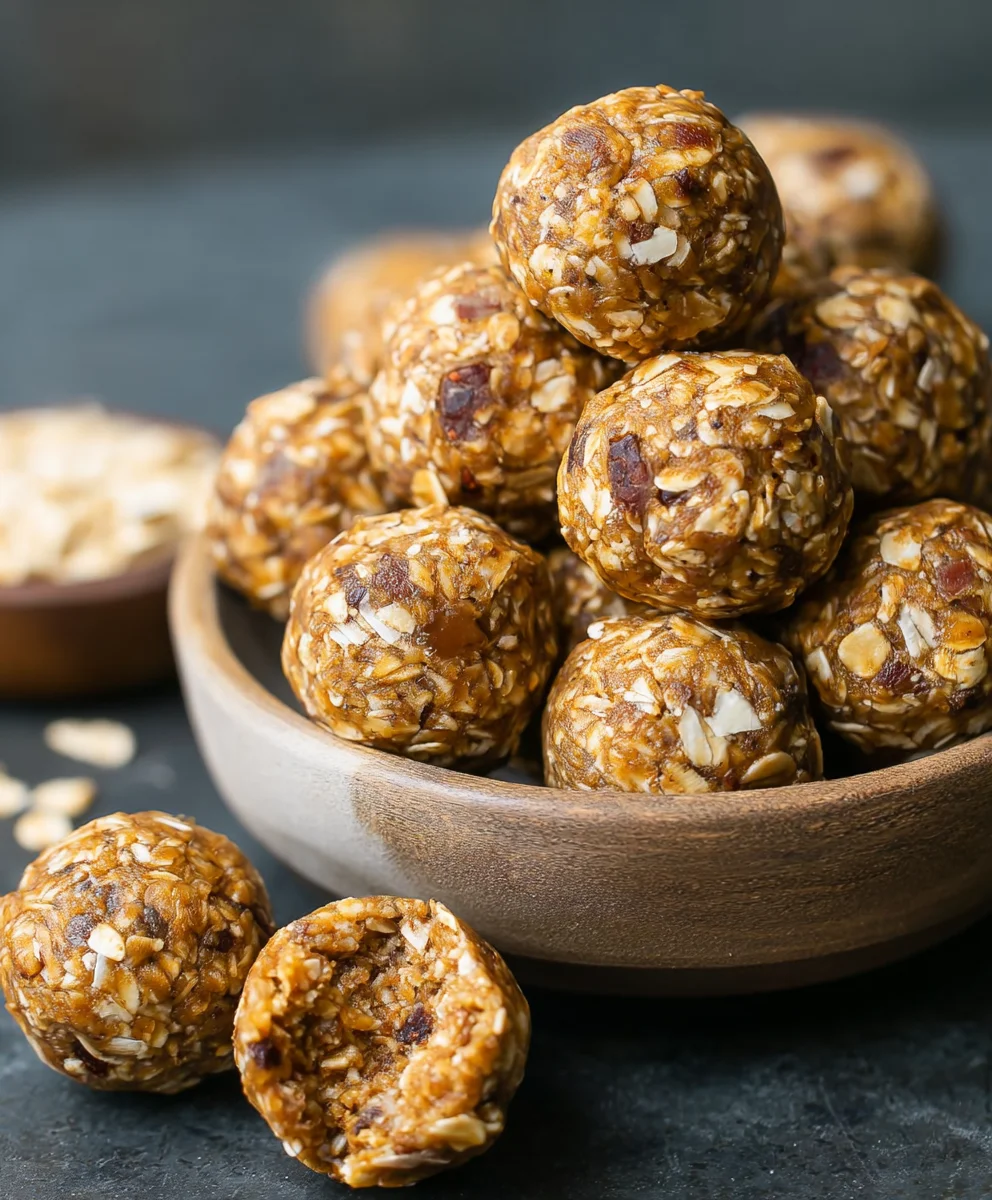 Easy Peanut Butter Energy Balls-No-Bake Recipe