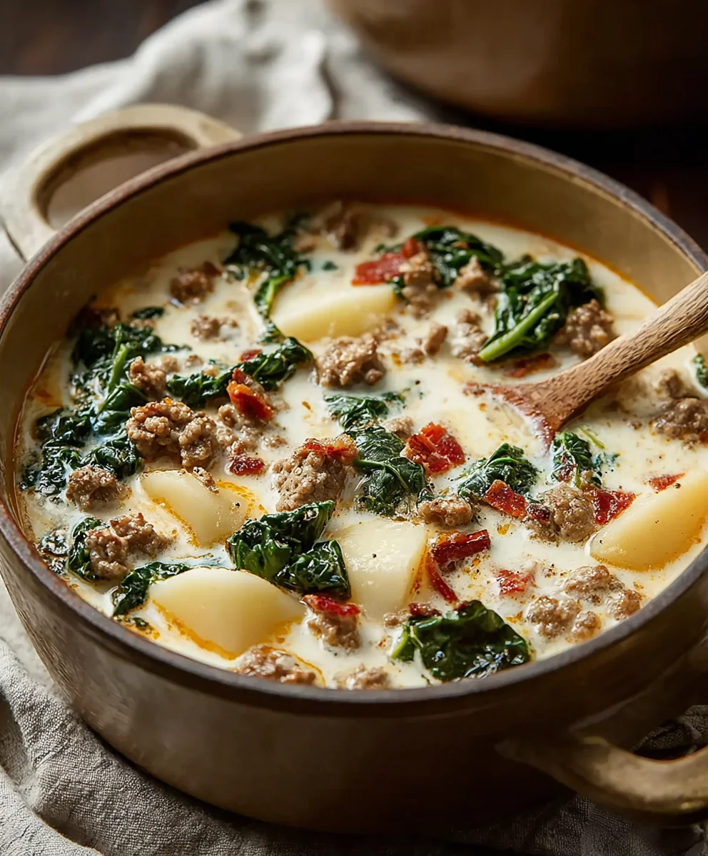 Easy Beef Zuppa Toscana Soup - Quick & Delicious Recipe