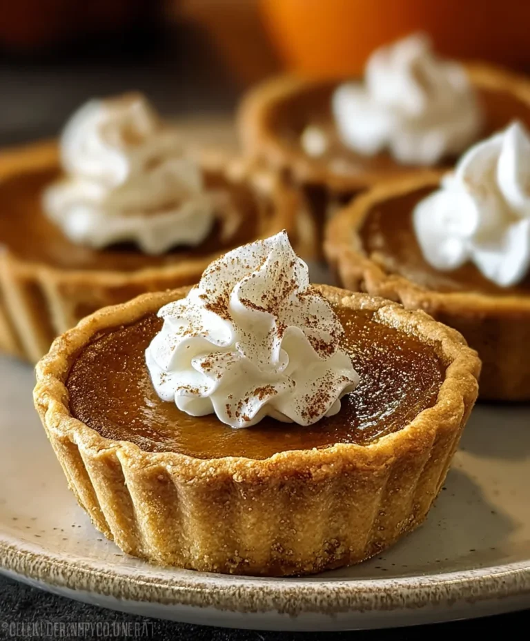 Easy Mini Pumpkin Pies – Quick & Delicious Dessert
