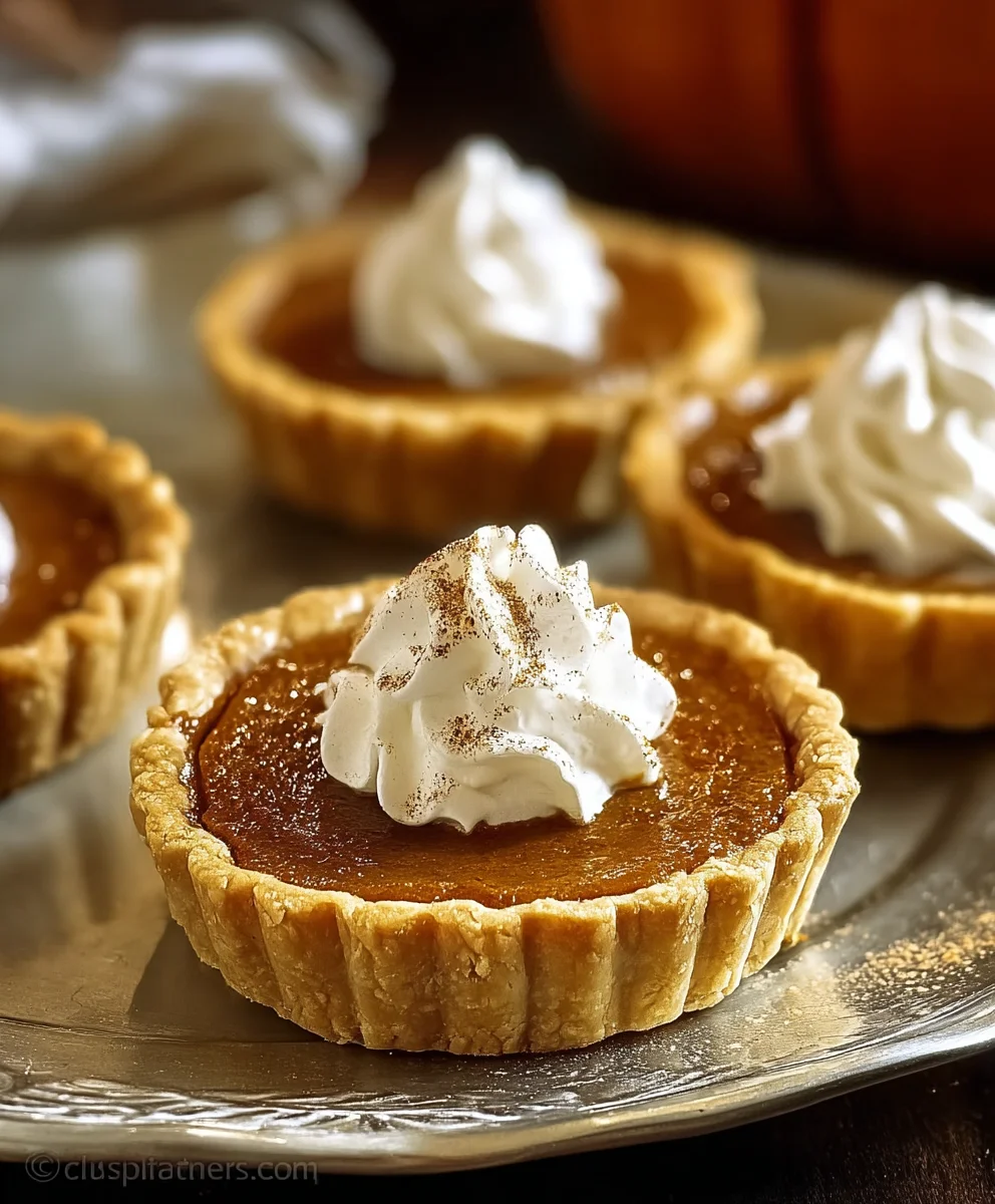 Easy Mini Pumpkin Pies - Quick & Delicious Dessert