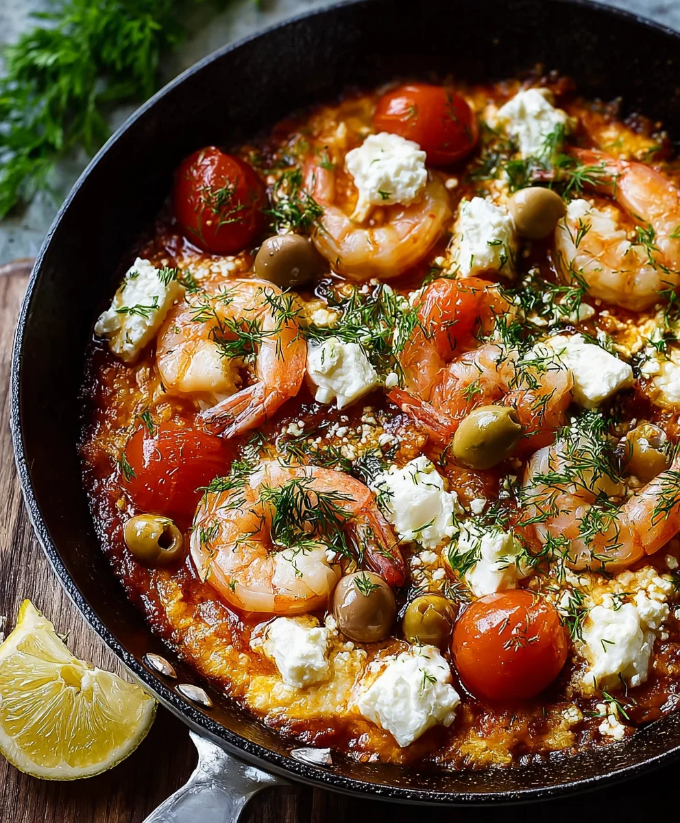 Easy Shrimp Saganaki Recipe - Delicious Greek Flavor