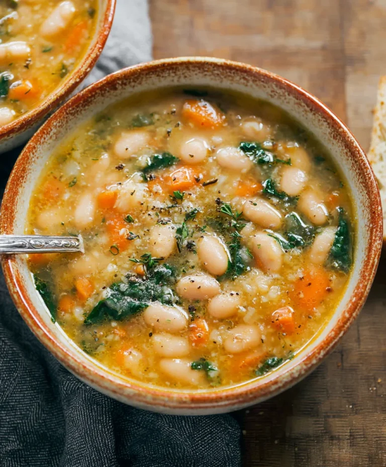 The Best White Bean Soup- Hearty & Delicious Recipe