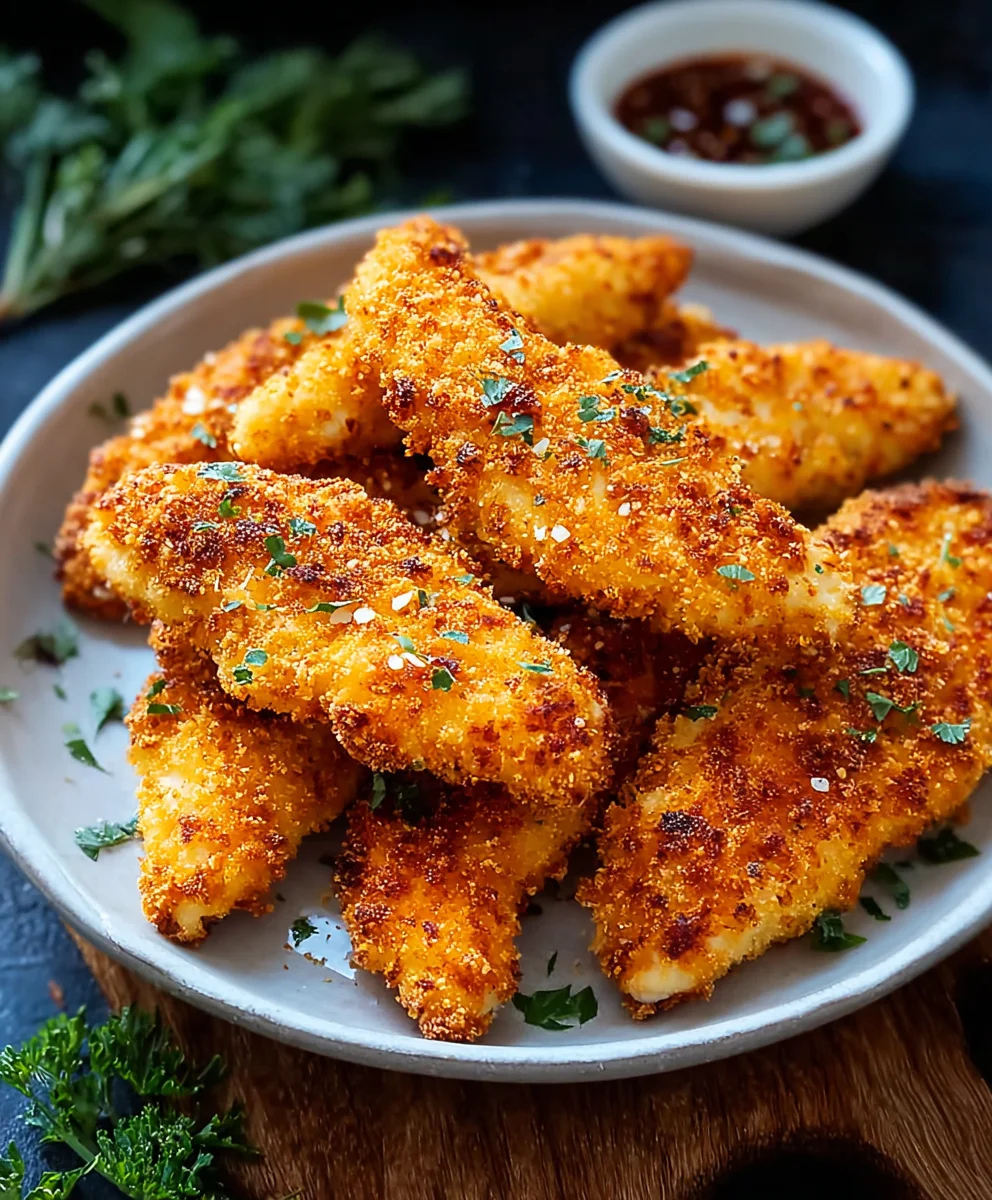 Crispy Baked Chicken Tenders - Easy Healthy Dinner