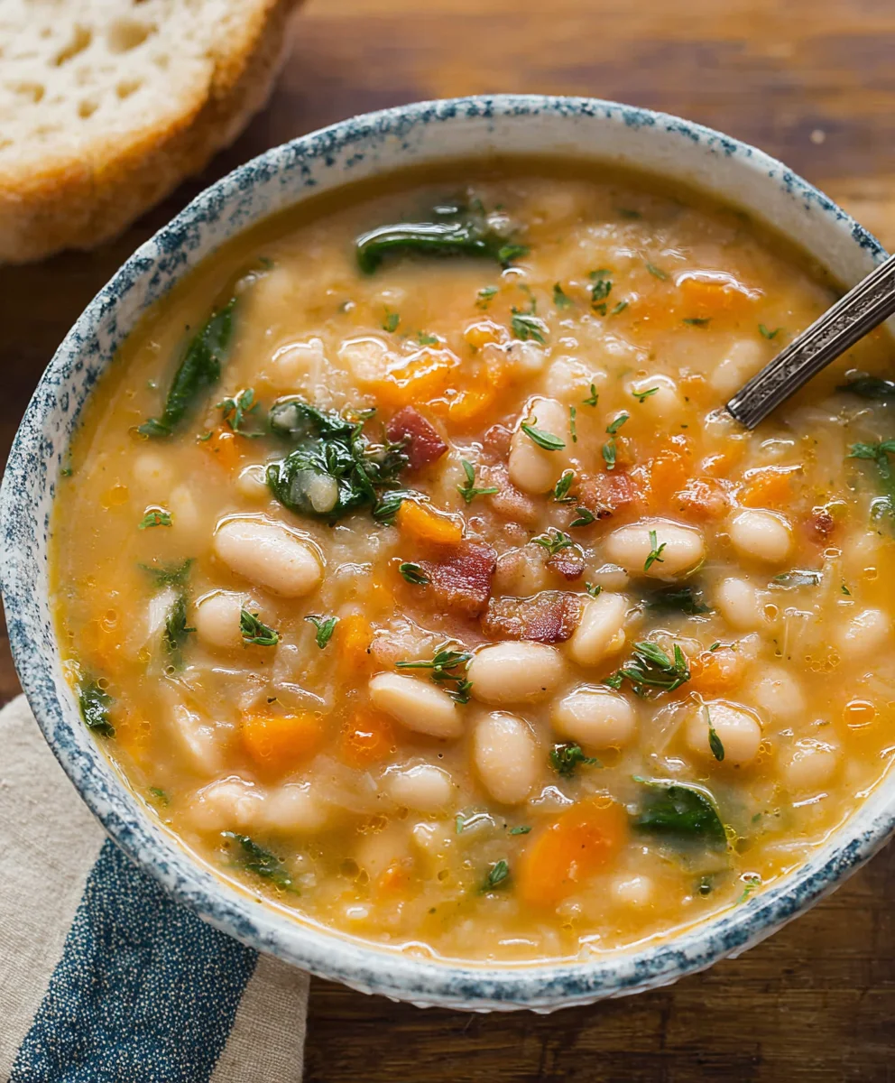 The Best White Bean Soup- Hearty & Delicious Recipe
