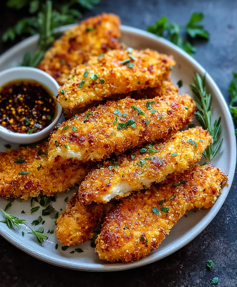 Crispy Baked Chicken Tenders - Easy Healthy Dinner