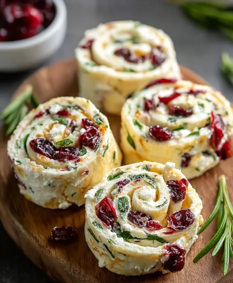 Cranberry Feta Pinwheels-Quick Appetizer Recipe