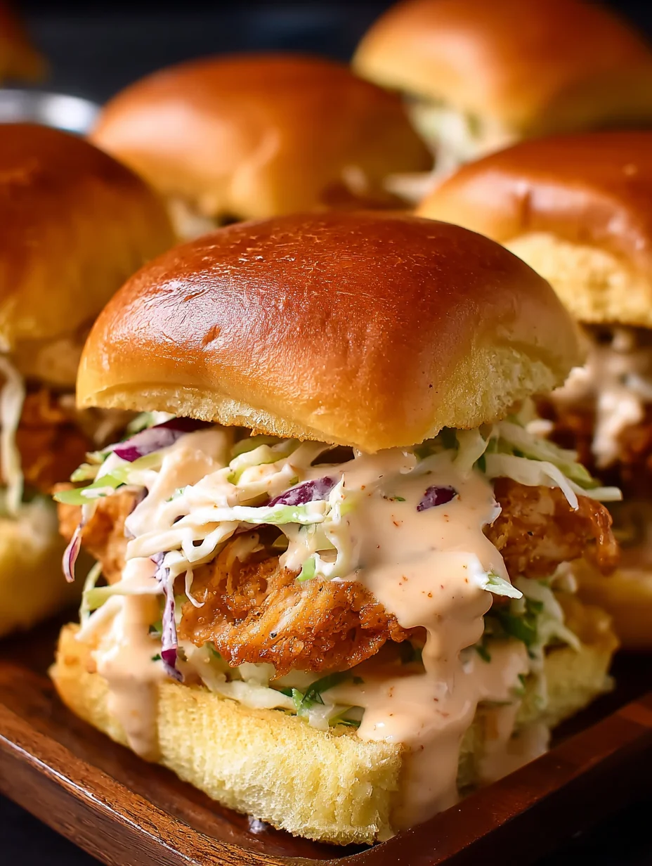 Easy Bang Bang Chicken Sliders-Quick & Spicy Recipe