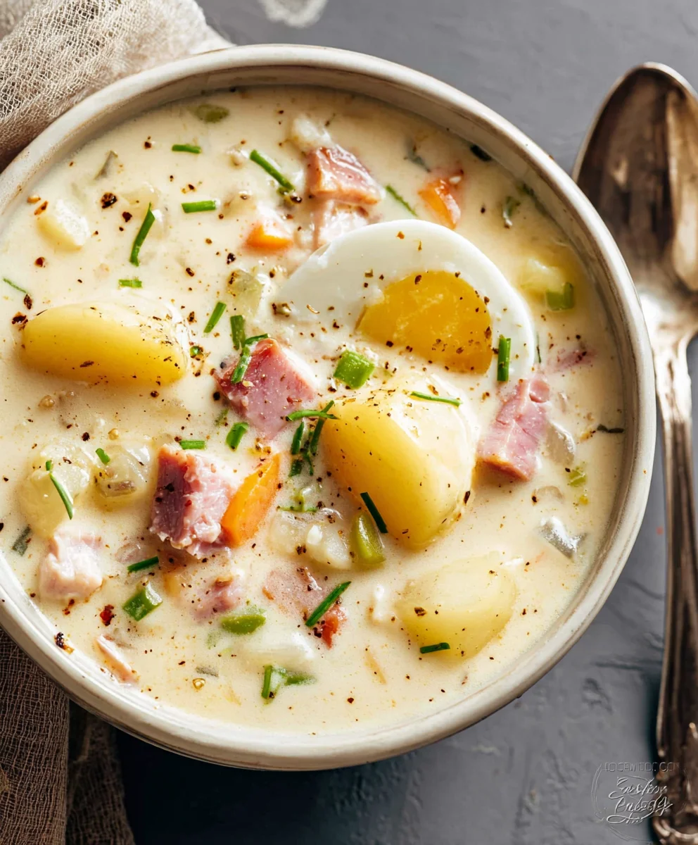 Hearty Beef Beef Ham Potato Soup Recipe-Easy Comfort Food