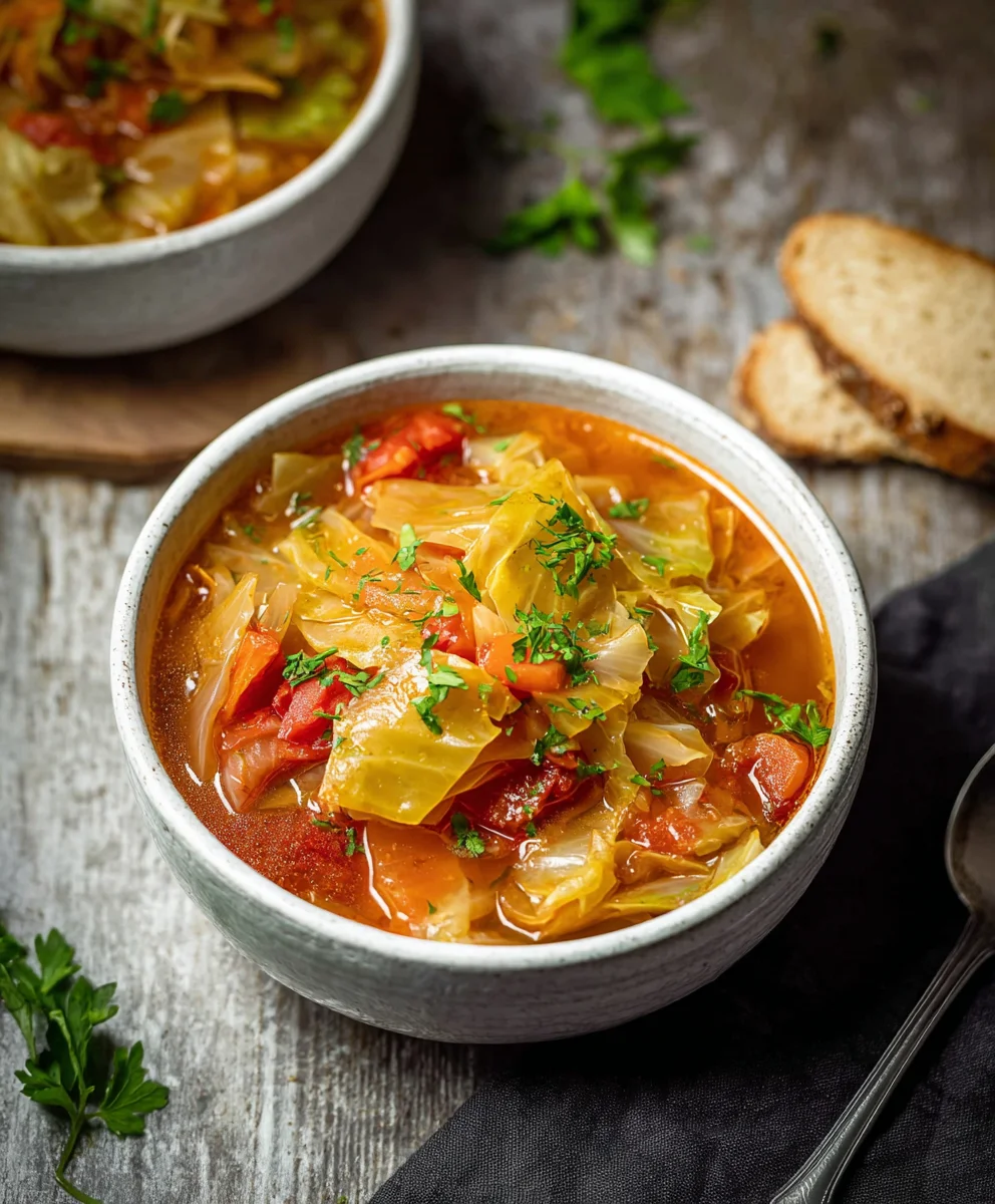 Easy Weight Loss Cabbage Soup Recipe-Fast & Flavorful