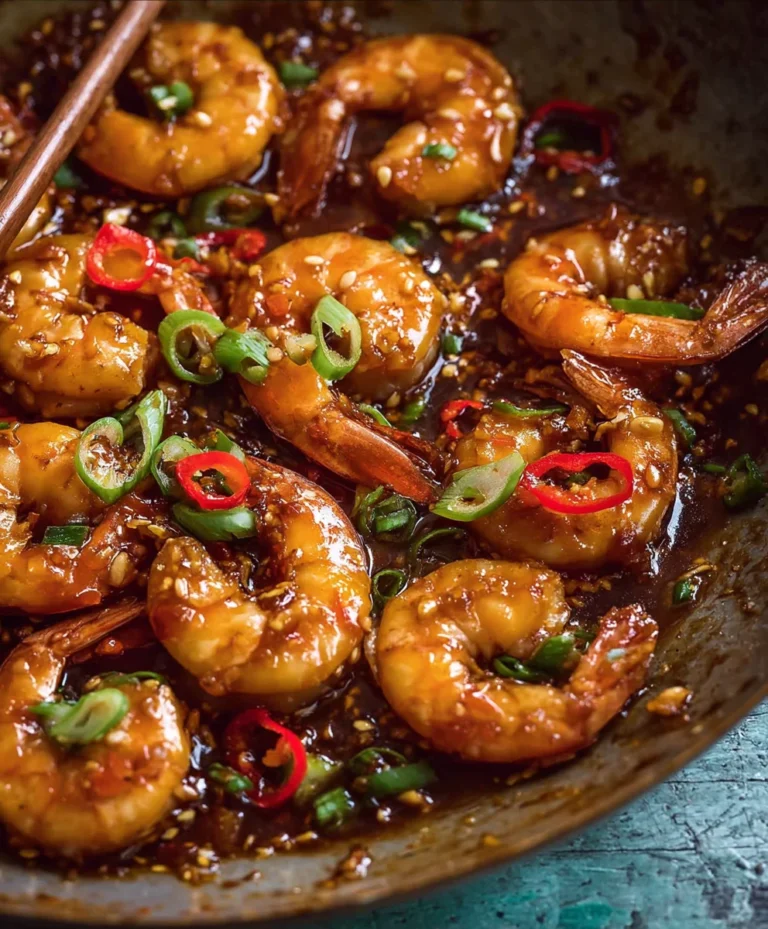 Spicy Chilli Garlic Prawns Recipe – Quick Asian Shrimp