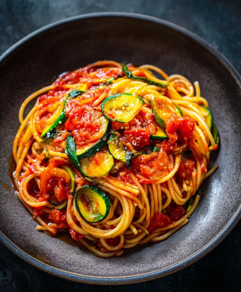 Healthy Tomato Zucchini Pasta – Easy & Delicious Meal