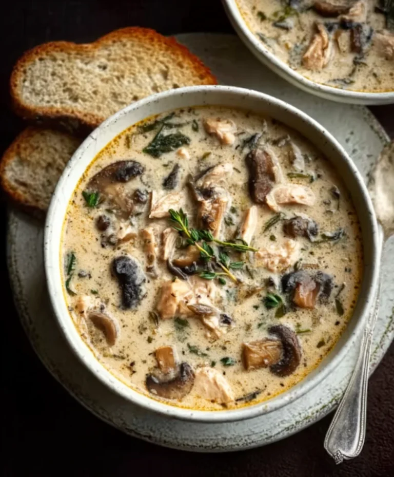Easy Rotisserie Chicken Mushroom Soup – Comforting Meal