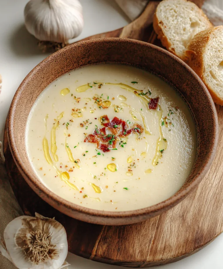 Easy Roasted Garlic Soup – Rich Comfort Food