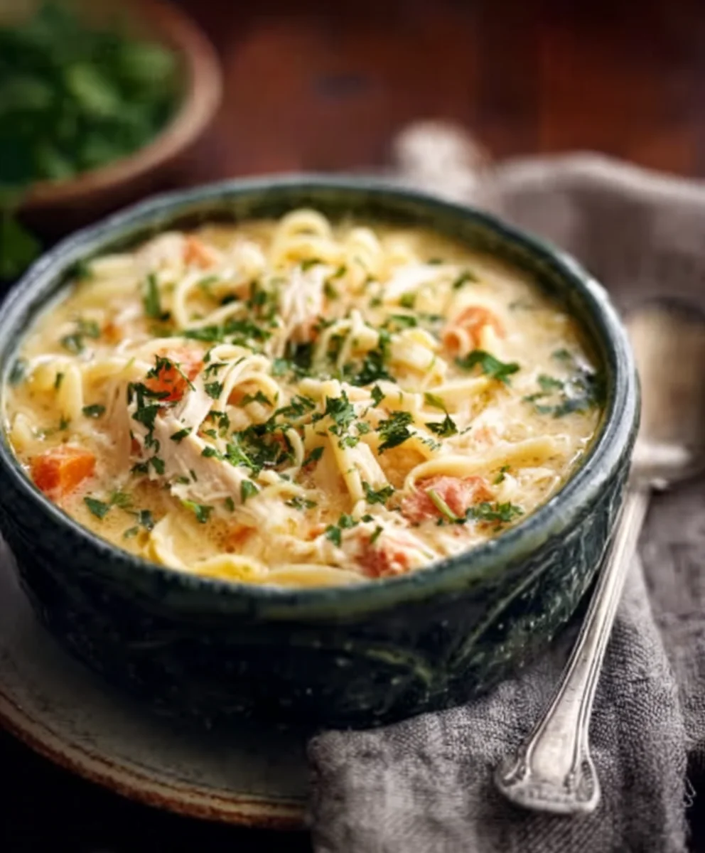 Crack Chicken Noodle Soup - Easy Comfort Meal