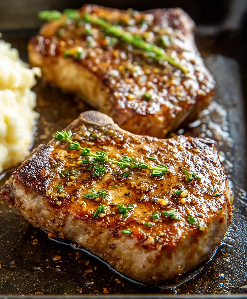 Honey Mustard Beef Chops Oven Recipe