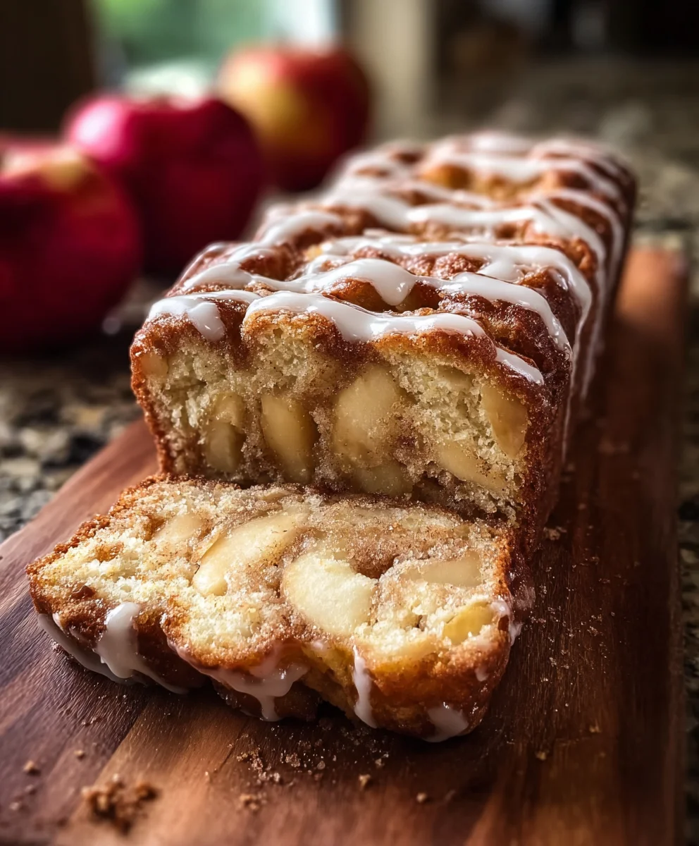 Cinnamon Apple Fritter Bread-Easy Bake Treat