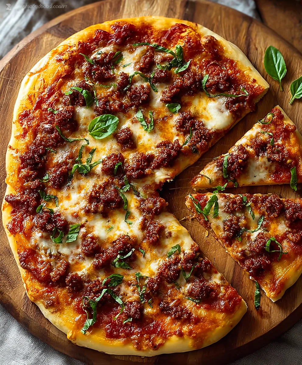 Beef Beef Chorizo Pizza Recipe - Bold & Flavorful