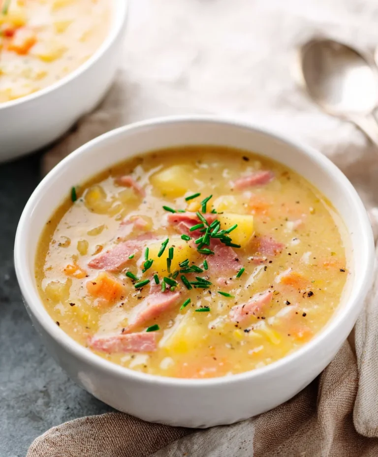 Hearty Beef-Beef Beef Ham Potato Soup-Delicious & Easy