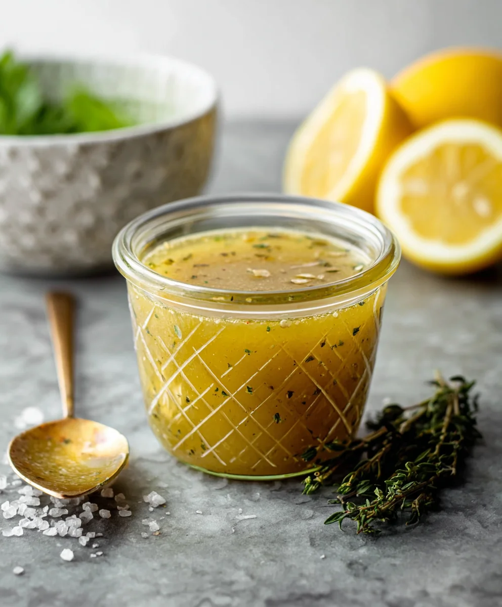 Easy Homemade Lemon Vinaigrette Dressing Recipe
