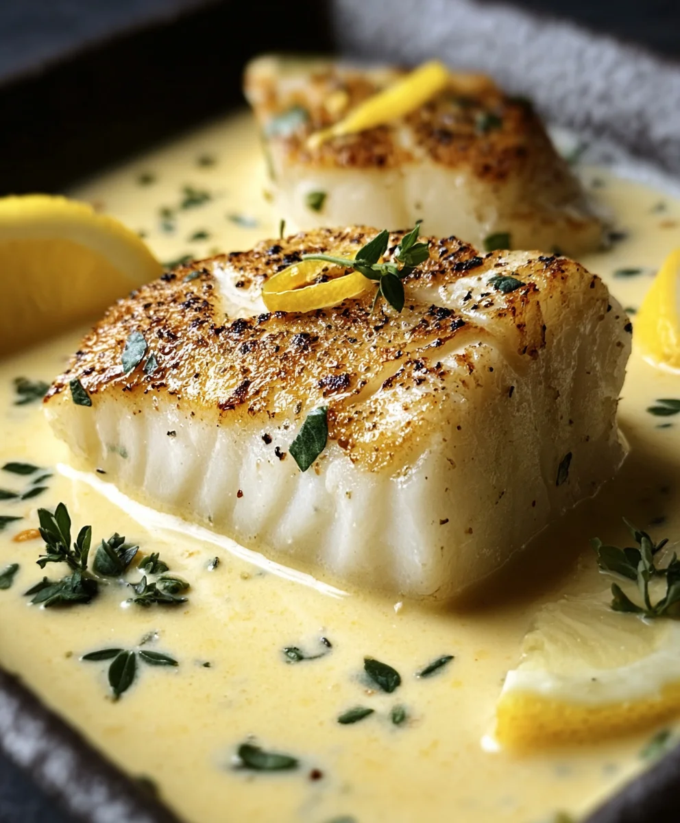 Easy Baked Cod Coconut Lemon Cream Dinner