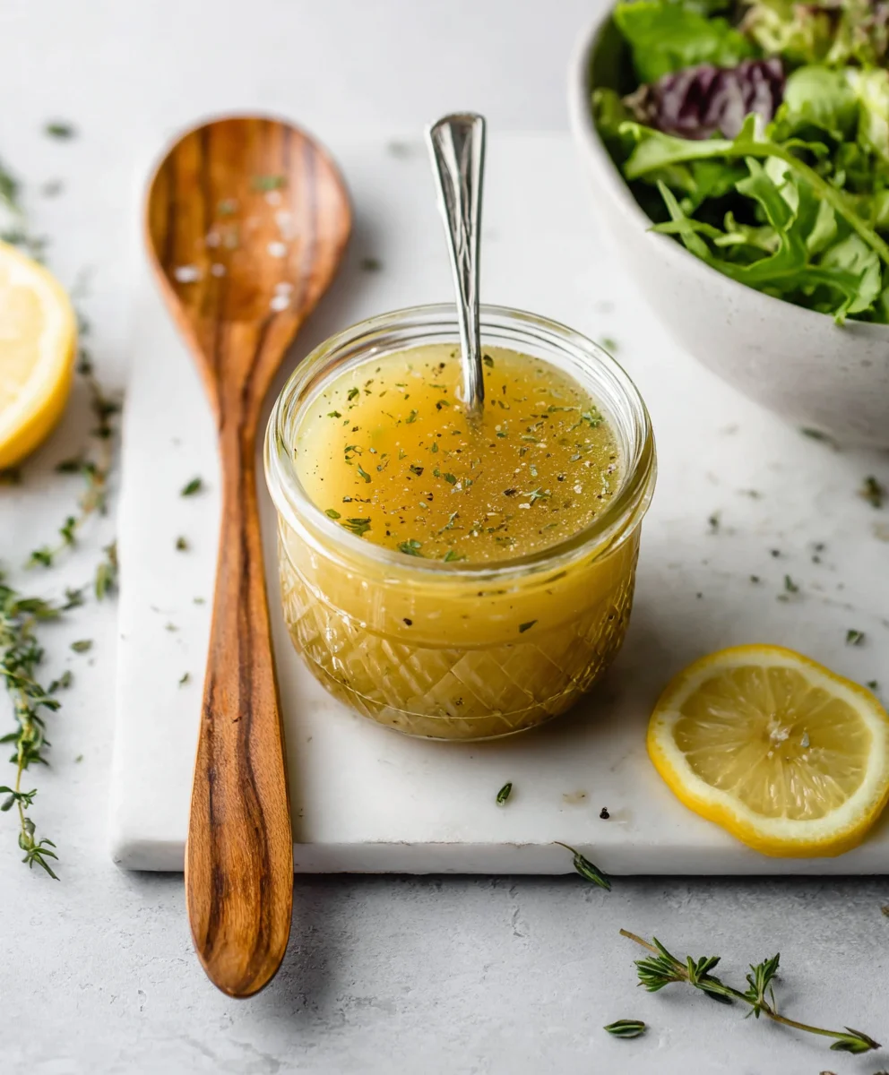 Easy Homemade Lemon Vinaigrette Dressing Recipe