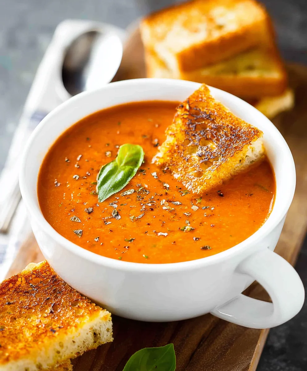 Roasted Tomato Basil Soup - Easy & Flavorful Recipe