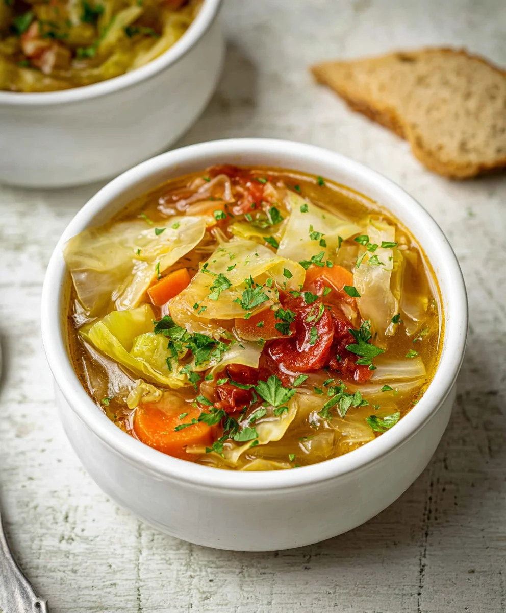 Easy Weight Loss Cabbage Soup Recipe-Fast & Flavorful