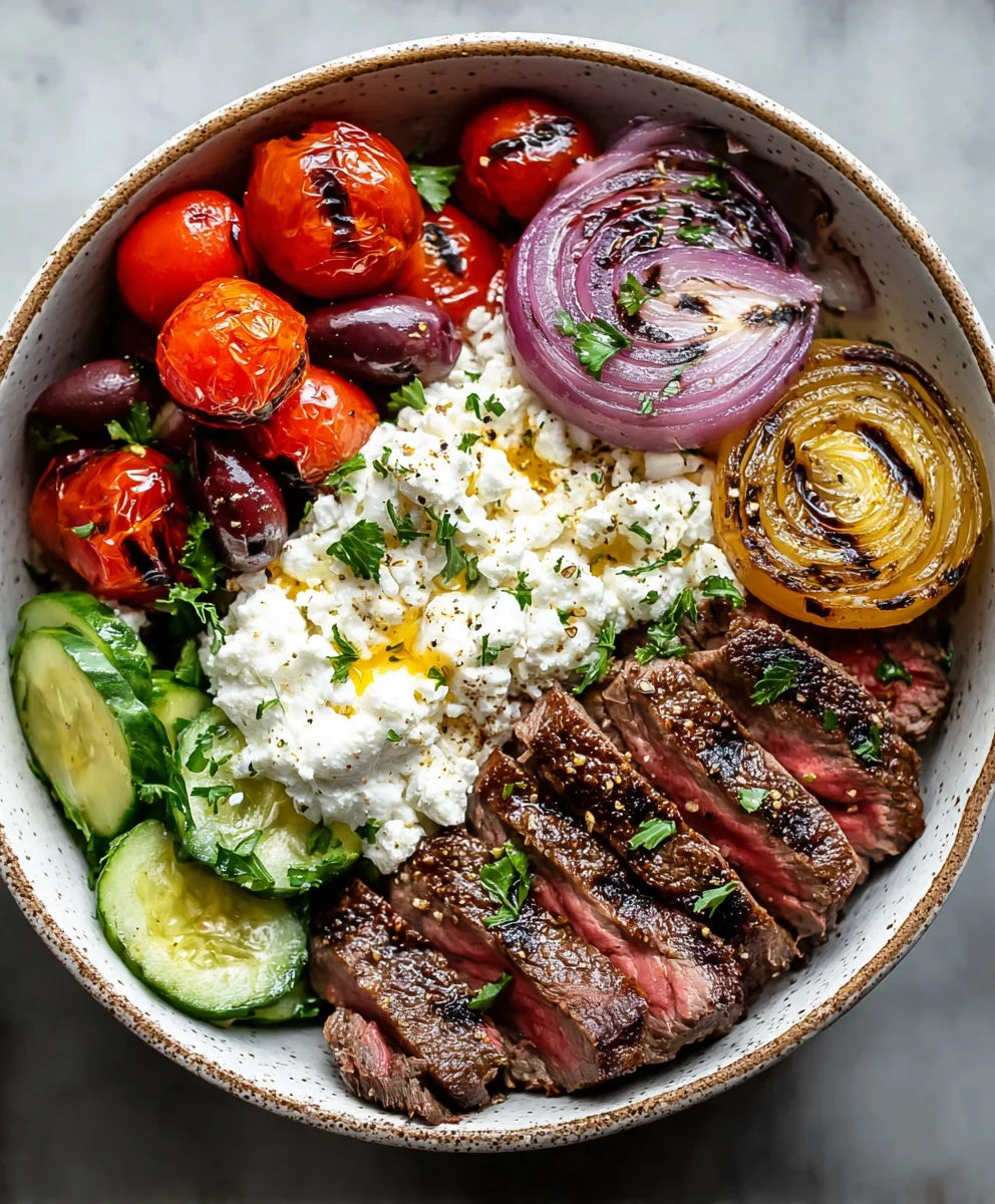Mediterranean Beef Bowl Recipe- Easy & Flavorful