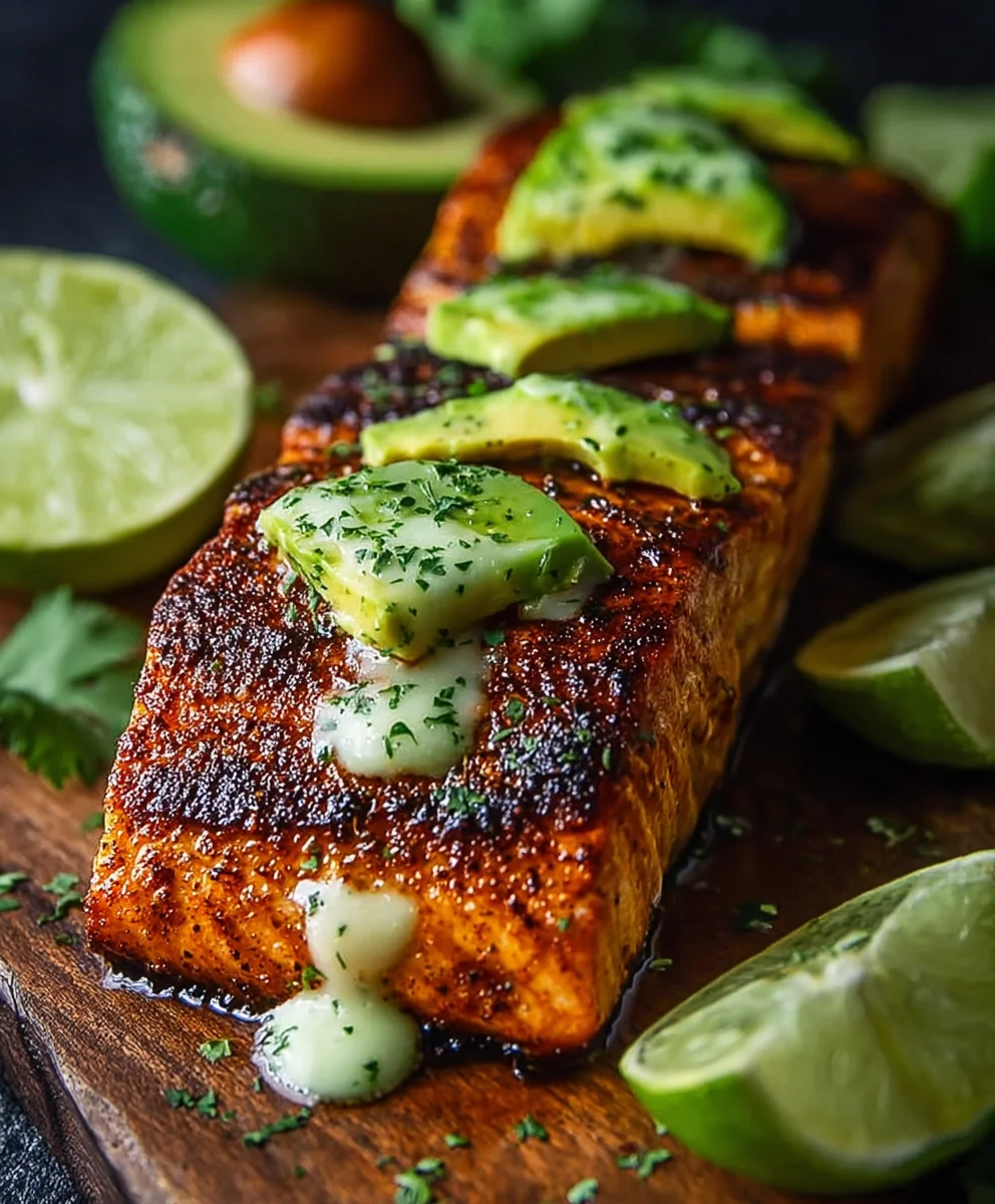 Cajun Salmon Avocado Lime-Healthy & Flavorful