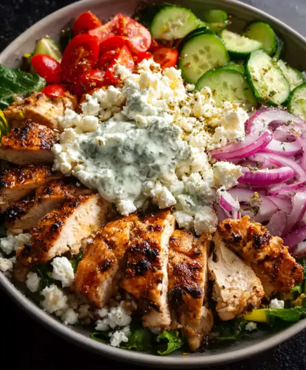 Greek Chicken Bowls- Easy Healthy Meal Prep