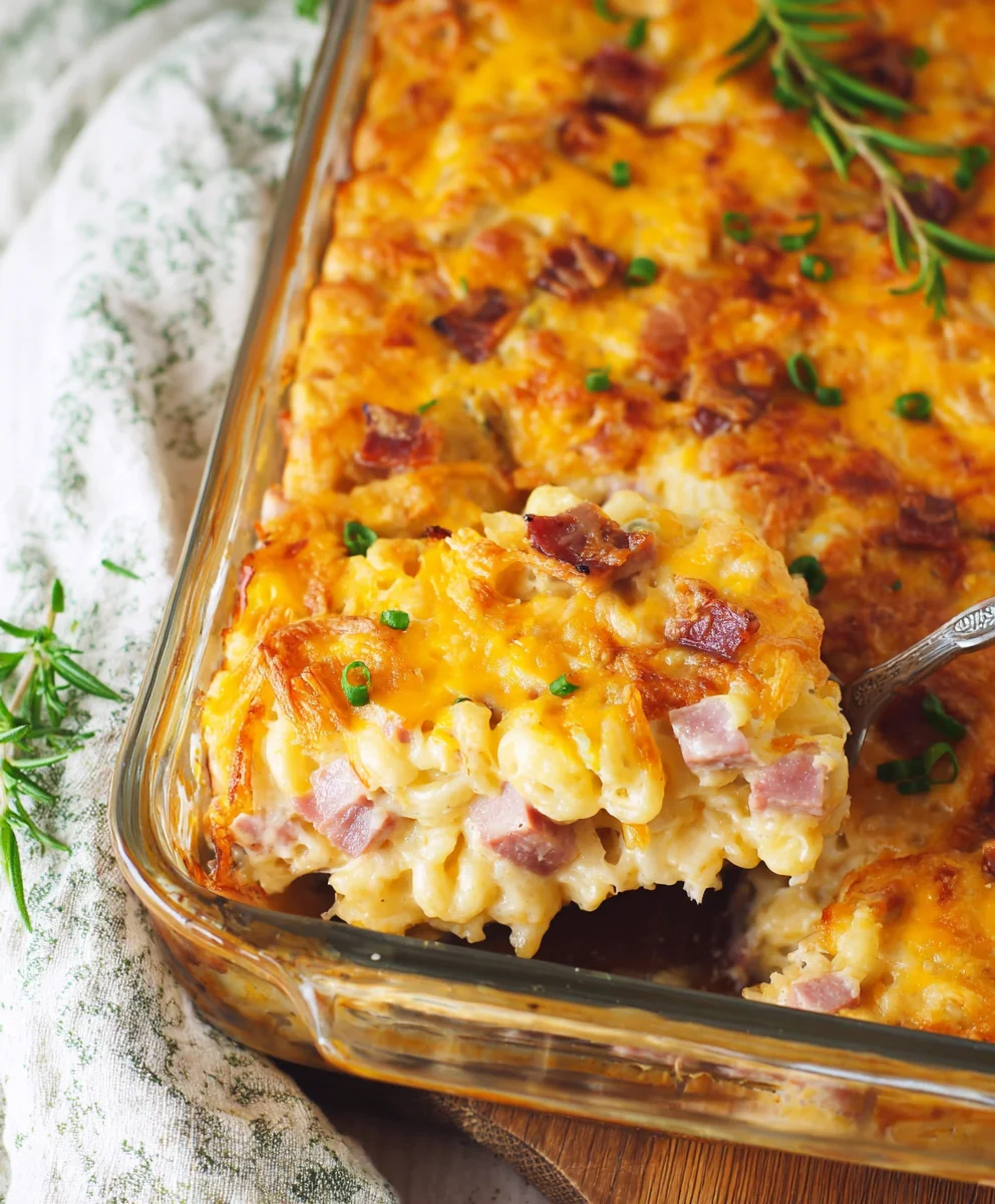 Hearty Leftover Beef Beef Ham Cheese Casserole Recipe