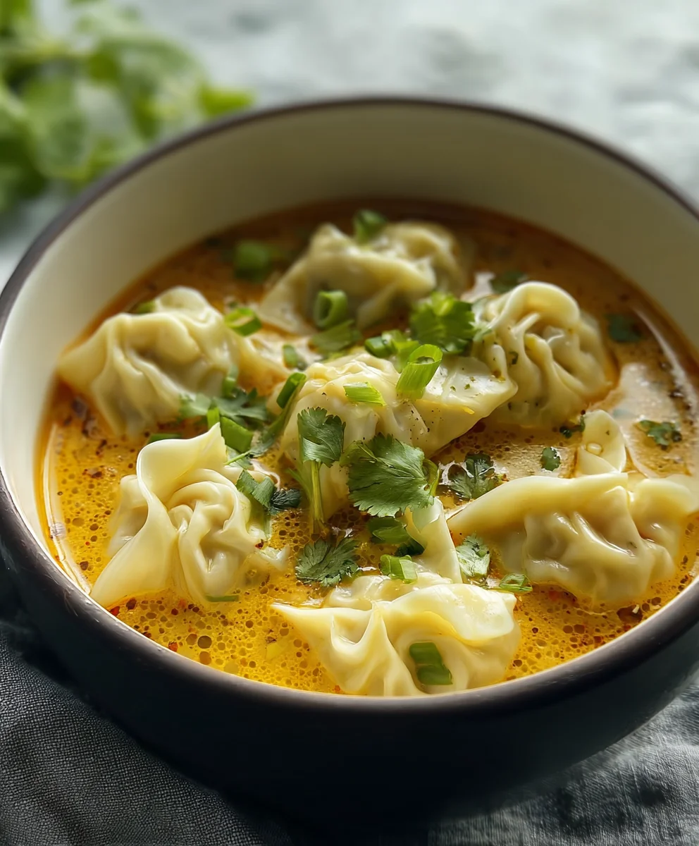 Delicious Beef Curry Dumpling Soup - Easy Recipe