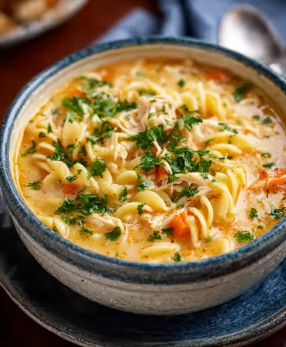 Crack Chicken Noodle Soup - Easy Comfort Meal