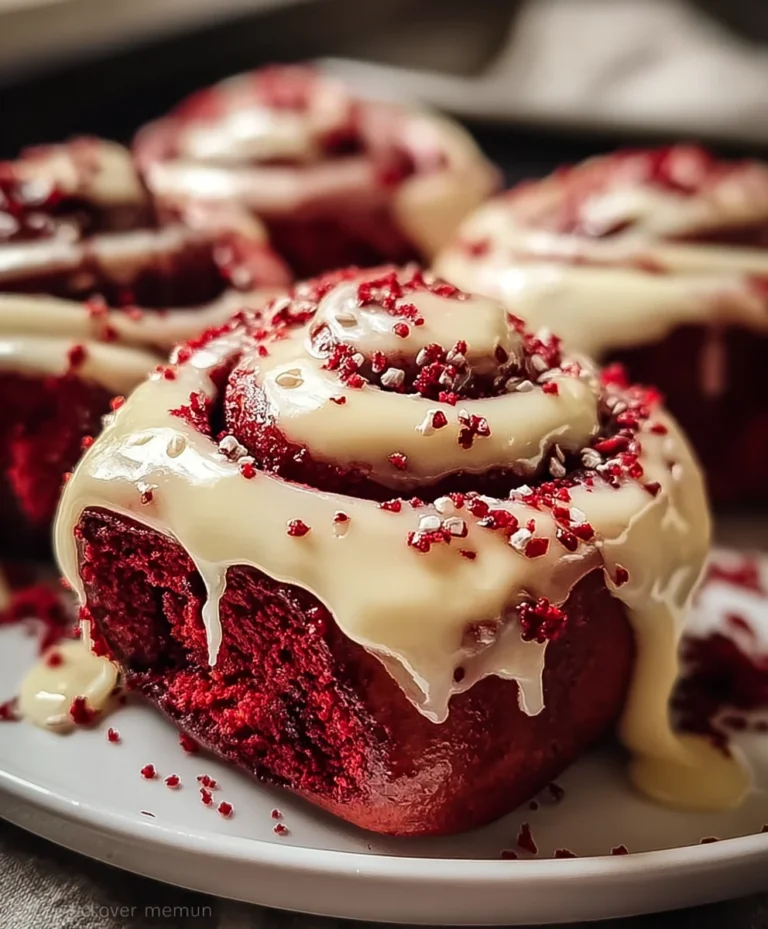 Decadent Red Velvet Cinnamon Rolls – Easy Recipe