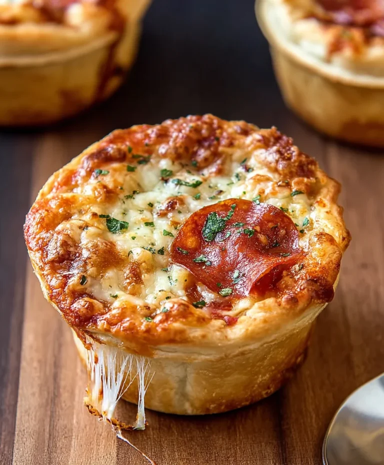 Mini Pizza Pot Pies – Delicious Beef Topping