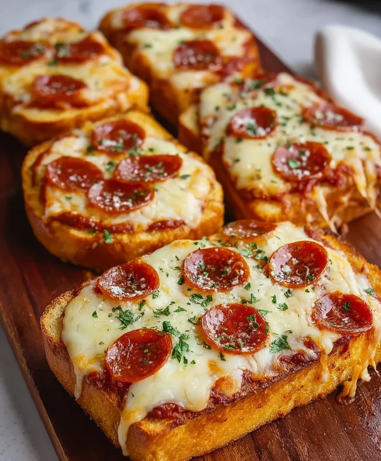 Texas Toast Garlic Bread Pizza Recipe