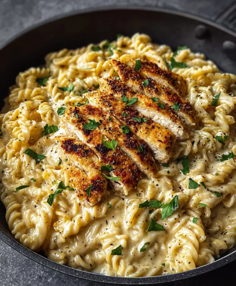 Creamy Chicken Garlic Parmesan Pasta Delight