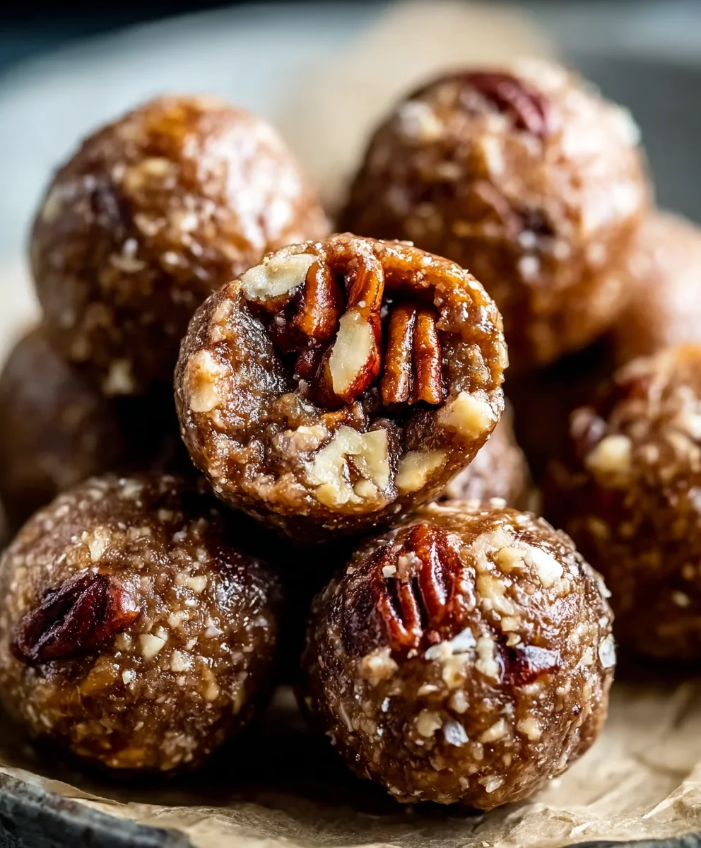 No-Bake Pecan Pie Balls-Easy Dessert Recipe