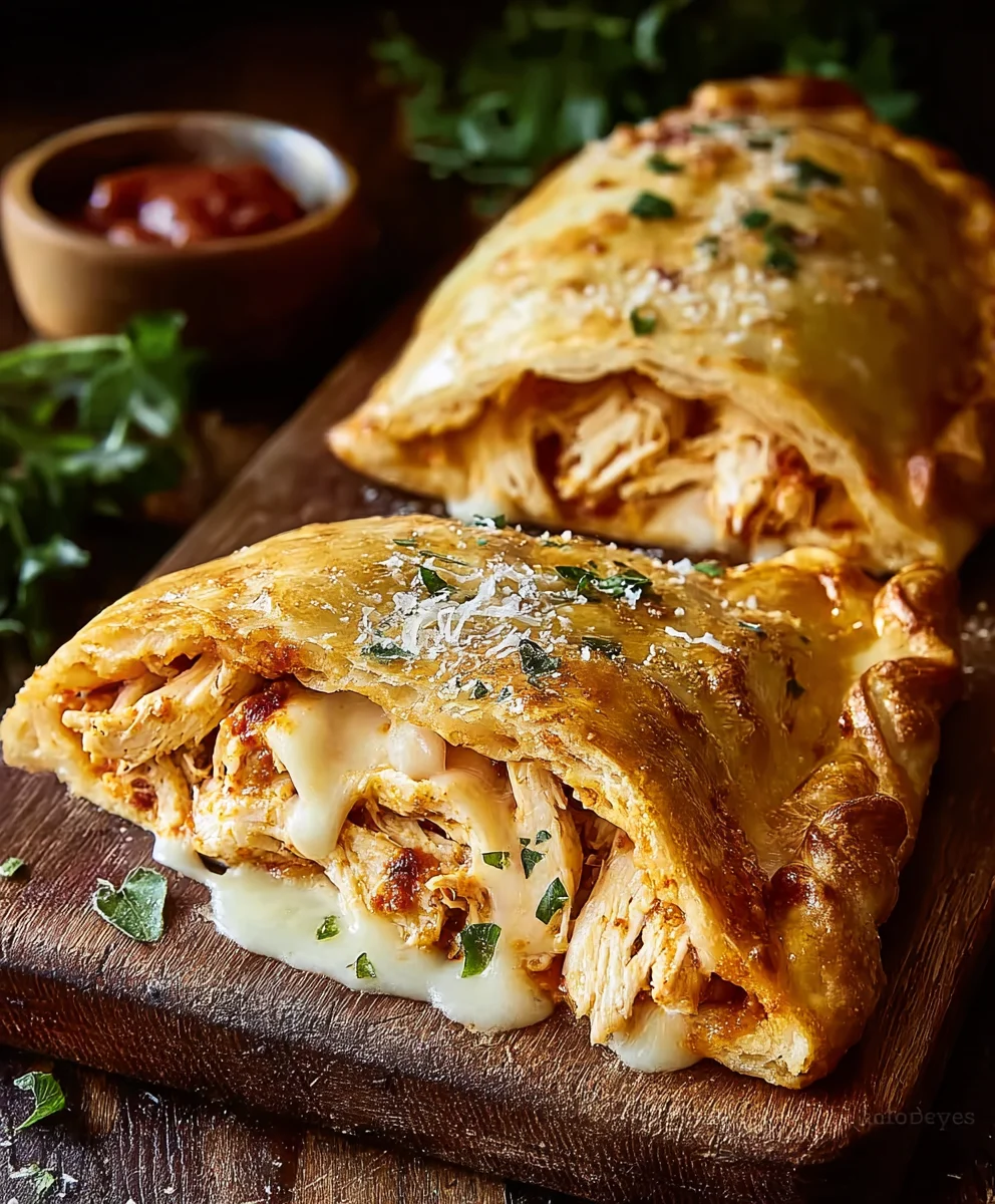 Easy Chicken Calzone Recipe - Delicious Dinner Idea