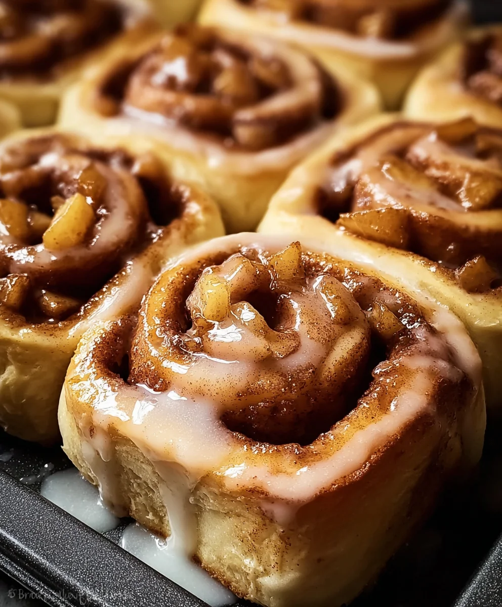 Apple Cinnamon Rolls-Warm Spiced Delight