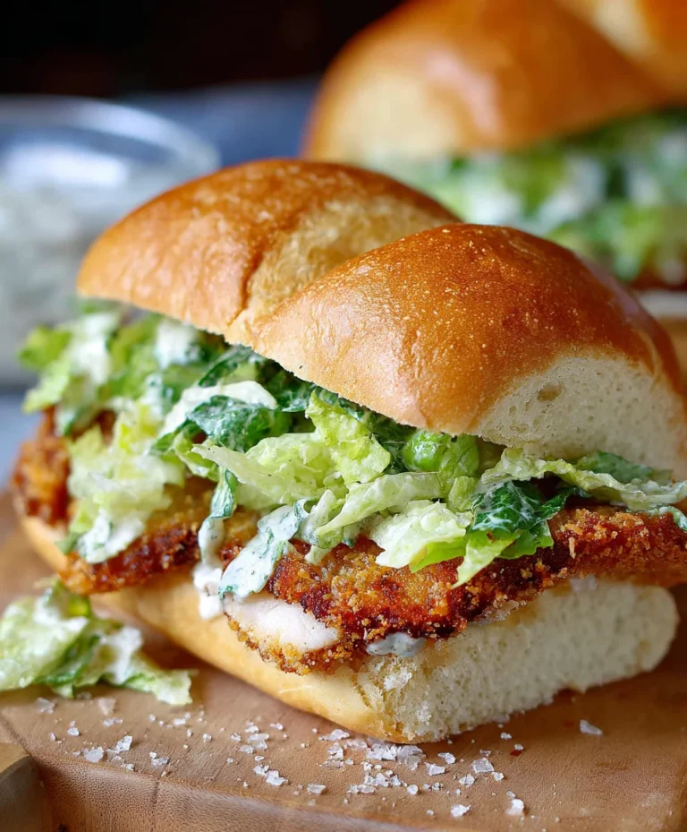 Crispy Chicken Caesar Sandwich-Best Easy Recipe