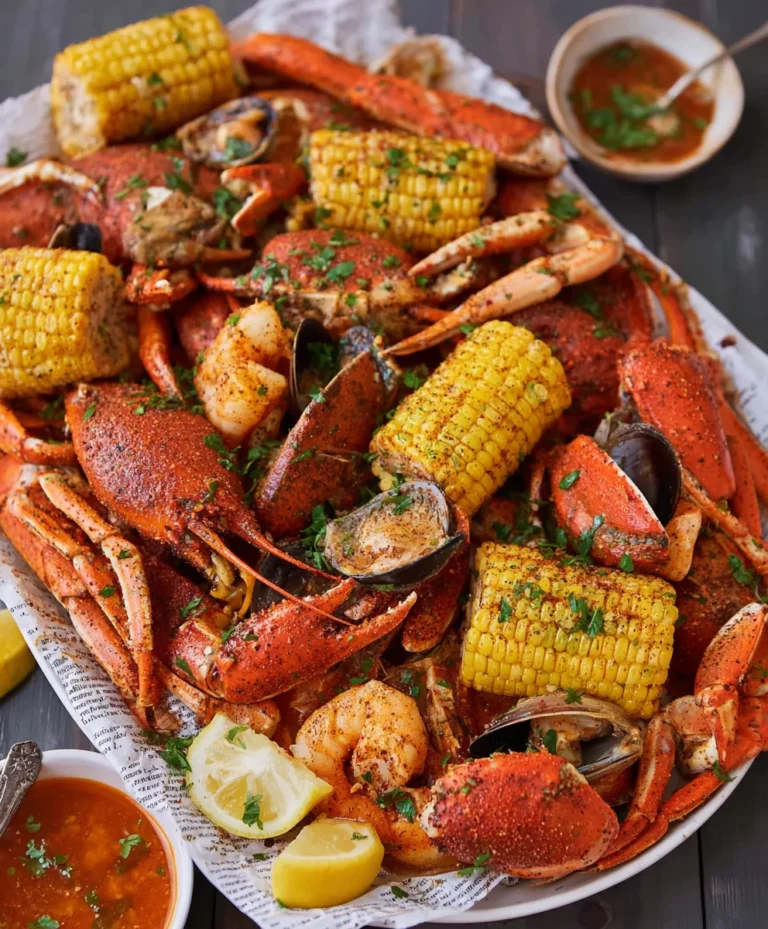Spicy Cajun Seafood Boil-Garlic Butter Recipe