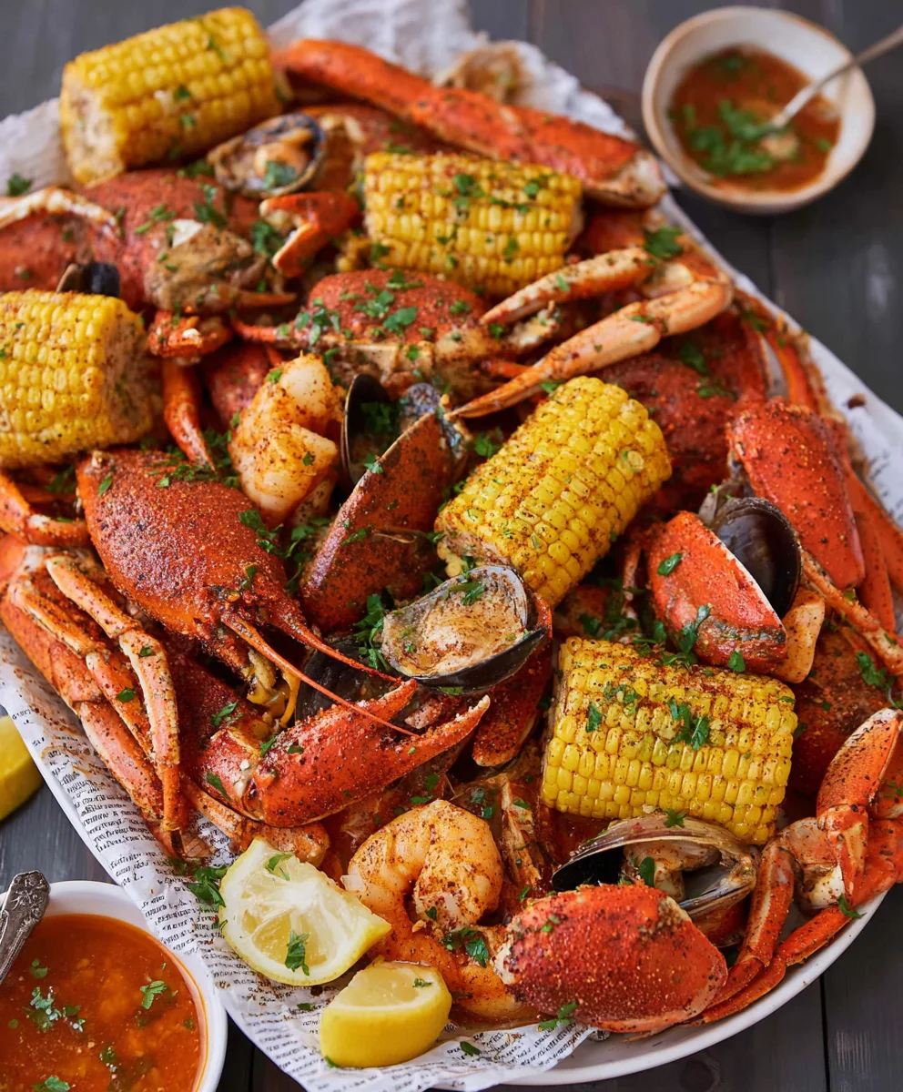 Spicy Cajun Seafood Boil-Garlic Butter Recipe