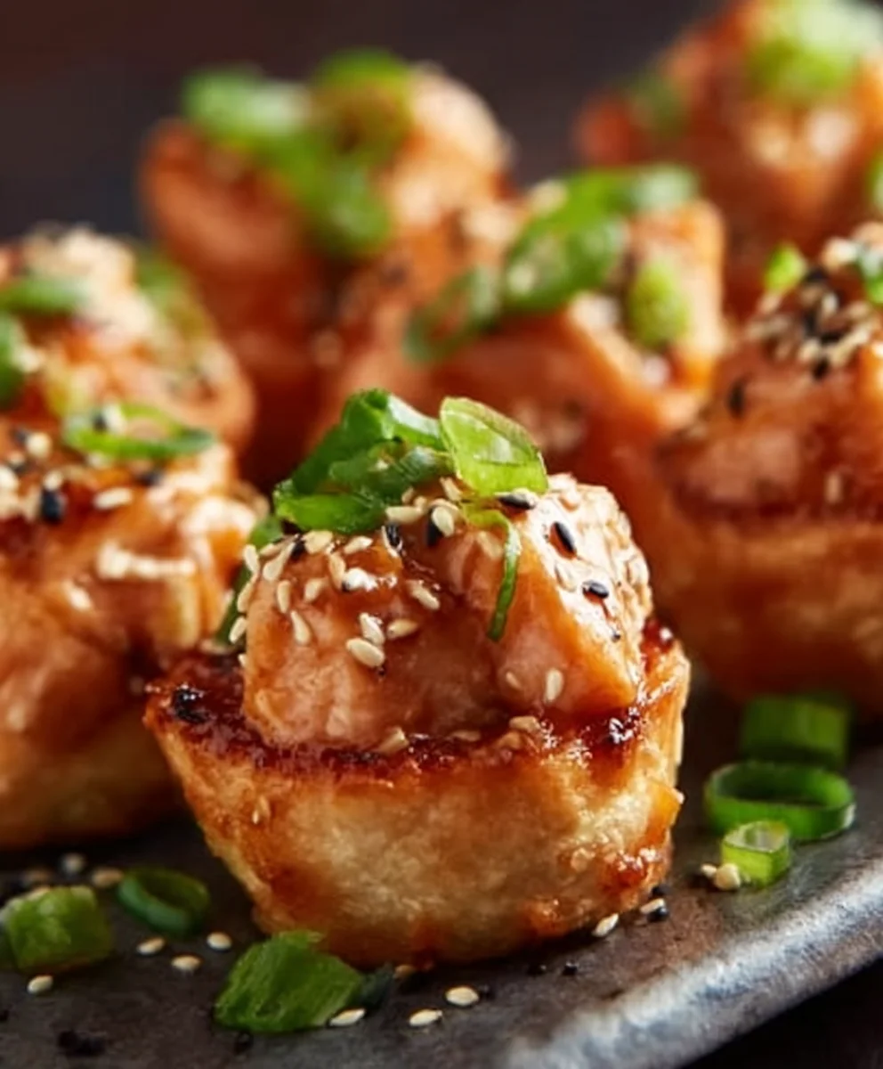 Bang Bang Salmon Bites- Spicy Sweet Flavor