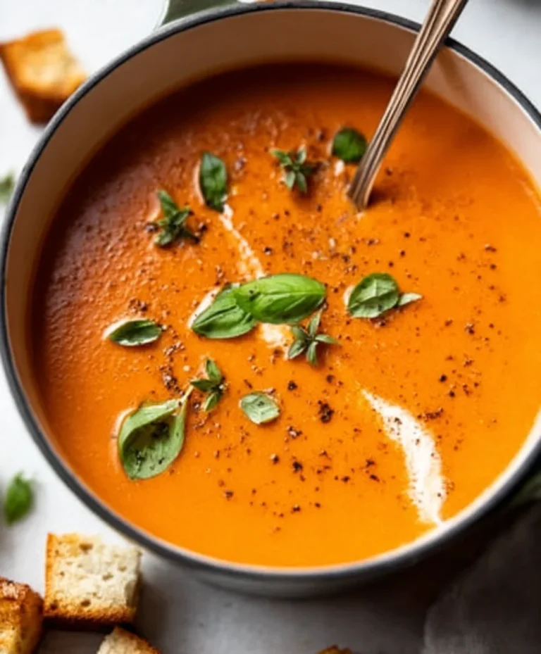 Creamy Tomato Soup Middle-of-Winter – Quick & Cozy