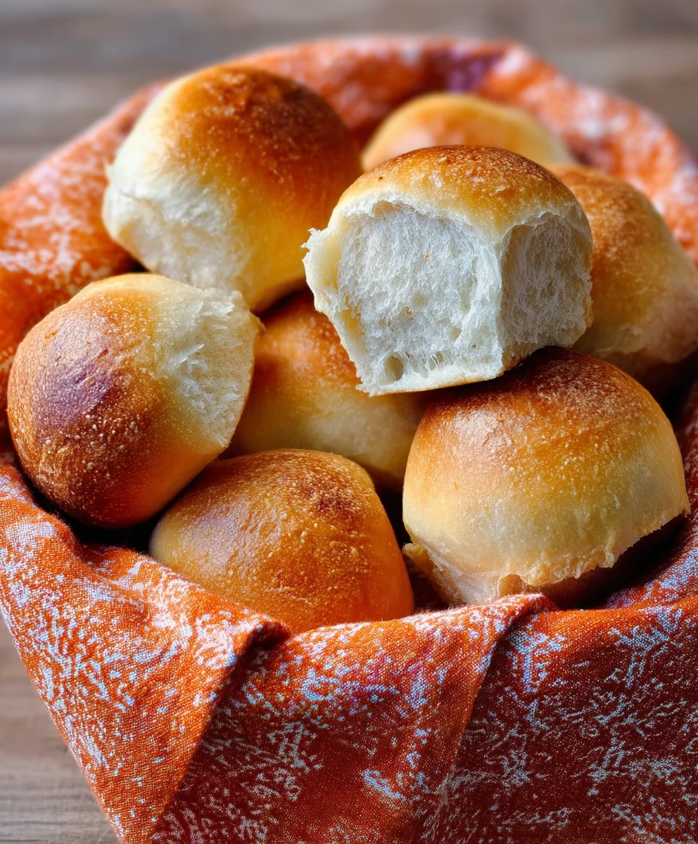 Easy French Bread Dinner Rolls-Soft & Fluffy Bites