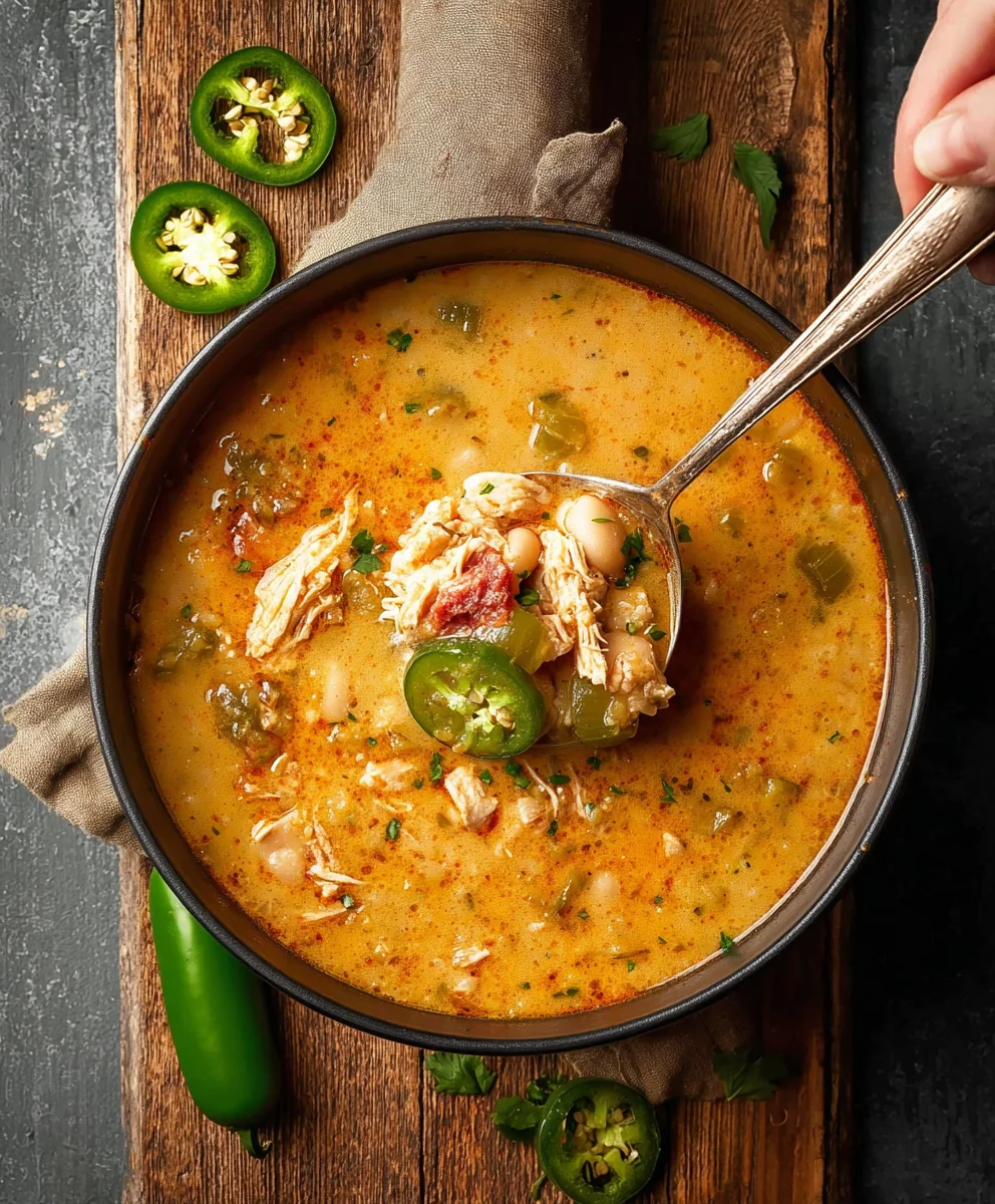 Easy Cajun White Chicken Chili Recipe
